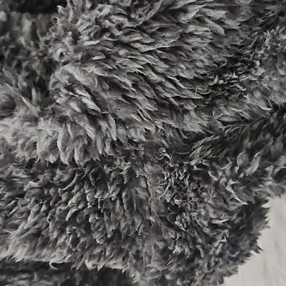 Maurices Green and Black Leopard Print Cowl Neck Sherpa Pullover - Picture 9 of 14